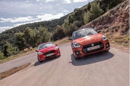 Suzuki Swift Sport Hybrid 129Ps vs Ford Fiesta ST-Line mHEV 155Ps